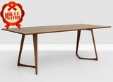 美式工业风铁艺复古办公桌工作台 实木餐桌 会议长方桌电脑桌书桌