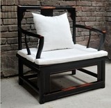 厂家直销古典官帽椅仿古中式老榆木做旧实木沙发椅禅椅圈椅
