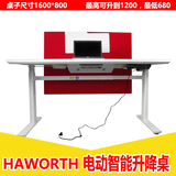 HAWORTH电动升降桌海沃氏电脑桌 二手进口直条办公桌 特价促销