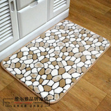 小石头地毯 可爱卧室床边床前地毯 吸水防滑卫生间厨房门垫地垫
