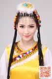 特价 藏族舞蹈演出服装 头饰 少数民族 女 藏服头饰 小辫子