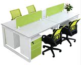 贵阳办公家具钢架职员桌组合工作位屏风卡座办公桌椅员工电脑桌