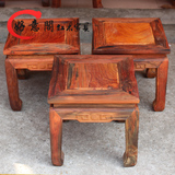 红木小凳子老挝大红酸枝四方凳矮凳换鞋凳独板 交趾黄檀榫卯结构