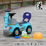 儿童挖掘机挖土机可坐可骑大号加厚坐人勾机宝宝挖沙玩具车1-3岁