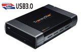 创齐525QSU3 外置5.25寸光驱盒 USB3.0 支持CD DVD 蓝光刻录机