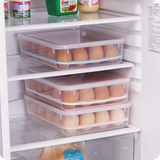 可叠加20格鸡蛋收纳盒厨房冰箱有盖鸡蛋保鲜盒蛋托野餐便携鸡蛋格