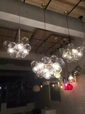 上品云个性吧台餐厅吊灯北欧宜家咖啡厅灯饰创意气泡玻璃客厅灯具