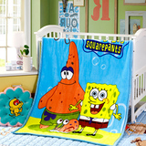 夏季儿童午睡毯珊瑚绒毯办公室盖毯单人空调云貂绒毯婴儿卡通毛毯