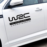 个性车门贴侧门贴汽车贴纸wrc改装饰车贴WRC拉力赛拉花划痕车贴