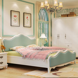 欧式床双人床公主床实木高箱储物婚床1.8米韩式田园床卧室家具