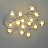 意大利现代LED餐厅卧室客厅创意白色透明繁星吊灯简约梅花吸顶灯