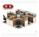 办公家具职员办公桌组合屏风工作位公司员工电脑桌椅转角2/4人位
