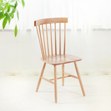 温莎椅实木美式乡村餐桌组合剑背餐椅北欧简约咖啡厅餐椅