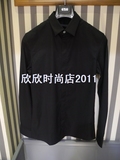GXG男装2016春季新款正品代购 长袖黑色衬衫/衬衣61103512款499元