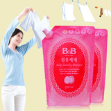 韩国代购进口保宁BB婴幼儿专用洗衣液新生儿衣物洗衣液袋装1300ml