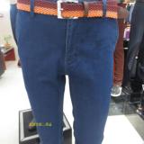 专柜一等品九牧王JJ1613111标准版16年春夏棉加亚麻休闲型牛仔裤