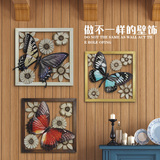 欧式铁艺蝴蝶壁饰壁挂家居装饰品创意中式墙饰挂件咖啡厅墙面挂饰