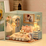 diy小屋手工拼装模型梦幻公主小房子建筑玩具女 生孩创意浪漫礼物