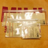 日本代购MUJI/无印良品 EVA透明袋 笔袋 拉链袋 化妆包收纳袋