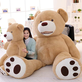 美国大熊超大号毛绒玩具泰迪熊布娃娃熊猫公仔女生抱抱熊1.6米1.8