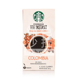 美国进口starbucks/星巴克VIA哥伦比亚免煮咖啡26.4g（8包）临期