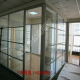 铝镁合金高隔断 玻璃高隔墙 办公室百叶高隔墙 屏风隔断墙0105