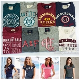 AF女16短袖T恤 Abercrombie Fitch 修身美国代购正品TEE 新款现货