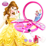 正品迪士尼公主女童化妆盒儿童过家家玩具礼品小孩化妆品表演彩妆