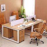 苏州办公家具现代简约屏风办公桌职员办公桌椅4人组合电脑工作位