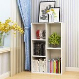 宜家简约五格储物柜现代简易书柜书架木质自由组合格子柜小柜子