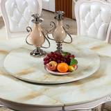欧式大理石餐桌转盘　餐桌配套圆盘可选大理石和松香玉