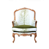 美式乡村实木做旧风化白单人休闲沙发椅法式酒店书椅带扶手影楼椅