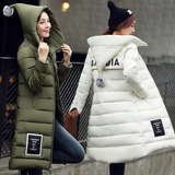 2016韩版超长款过膝羽绒棉衣女装加厚时尚大码棉服保暖冬装外套潮