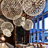 火花星球创意个性艺术满天星酒店工程客厅餐厅大厅楼梯设计师吊灯