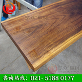 缅甸进口黑胡桃实木大整板原木木方木料桌面 台门板材黑胡桃木材