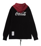 韩国代购 Stereo x Coca-Cola 条纹拼接 纯棉套头卫衣 3色
