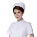 南丁格尔 护士帽白色包邮 加杠涤卡粉色蓝 色医生帽 燕帽护士服