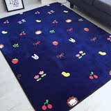 小清新地毯草莓地垫卧室床边宝宝爬行垫客厅茶几防滑榻榻米游戏垫