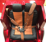 栋马奔驰G55 路虎 捷豹儿童电动车全包皮坐垫 童车皮坐垫礼品配件