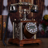 高档仿古电话机欧式复古典装饰家居洋房别墅景泰蓝摆件座机电话机