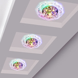 现代LED水晶过道灯走廊灯 客厅卧室天花灯门厅灯玄光灯吸顶灯创意