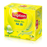 立顿绿茶s100包x2g 立顿茶叶包酒店客房袋泡茶包 立顿精选绿茶