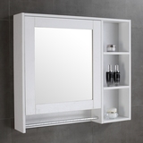 现代简约包邮免漆浴室柜镜柜实木多层实木板储物柜组合侧镜柜欧式