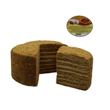 俄罗斯提拉米苏进口 双山品牌原味蜂蜜奶油蛋糕500 克新商标 包邮