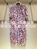 珂莱蒂尔专柜正品女装代购2016夏款丝绸连衣裙16D660608-3687