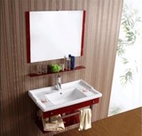 不锈钢支架盆浴室柜组合小户型挂墙式卫生间洗脸盆洗手盆洗漱台盆