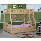 子母床高低床成人多功能实木梯柜书桌组合1.5双层床儿童床上下床