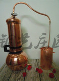 纯手工铜制蒸馏器油水分离器传统工艺定做小型精油古法蒸馏纯露机