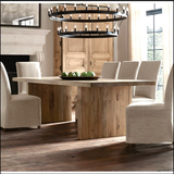 北欧实木餐桌简约原木饭桌设计师办公桌 会议桌工作台长方形书桌