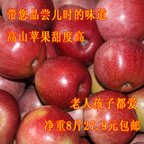 秦冠苹果丑苹果超甜秦冠苹果高山非红富士苹果水果新鲜现摘8斤